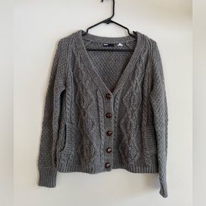 BDG urban outfitters chunky knit crop cardigan